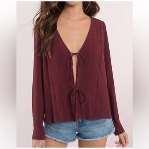 Tobi Purple Top